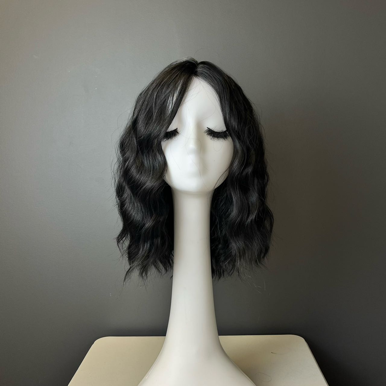 Synthetic Wig-Long Black
