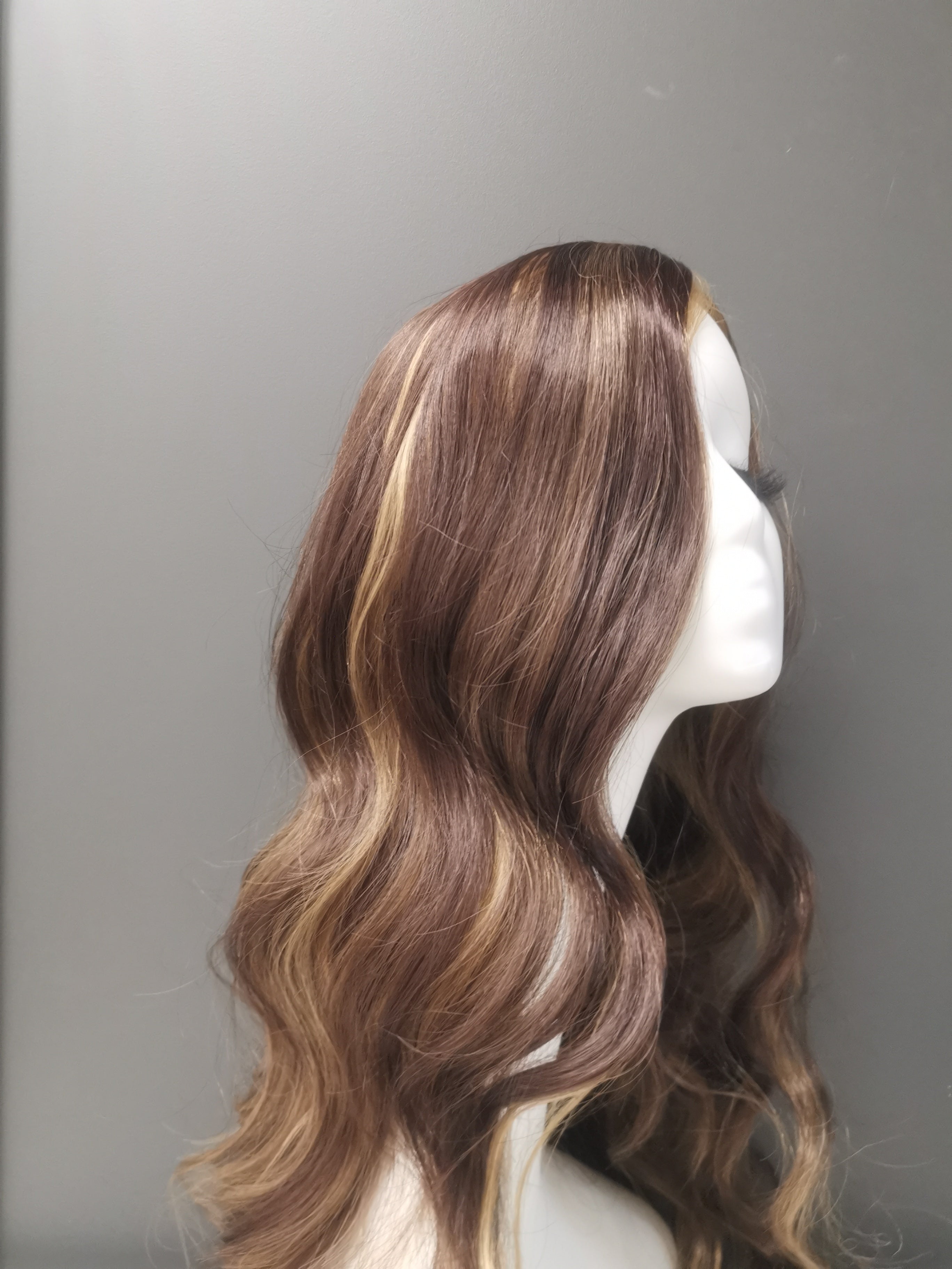 Synthetic Wig-Long Colored Synthetic wigs