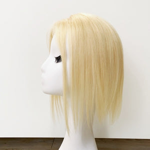 Blonde Hair Topper – Natural Straight Blonde, Shoulder-Length - cngwigs