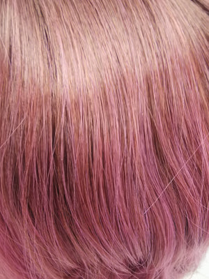 Synthetic Wig - Wavy Hot Pink Gradient, Long - cngwigs