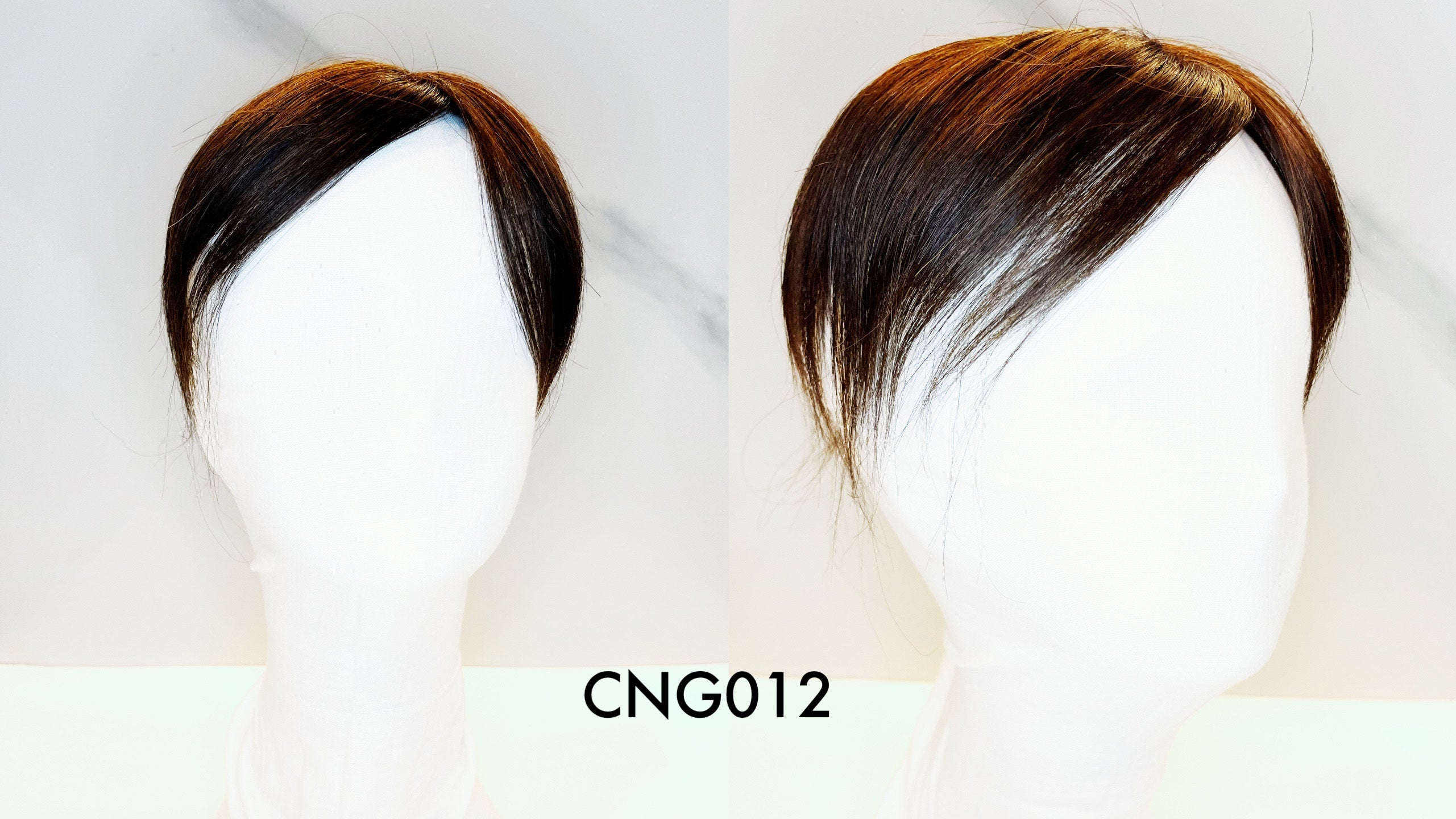 Human Hair Topper - Natural Straight Black, Short - cngwigs