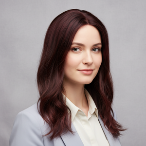 Real Human Hair Wig – Natural Curl Dark Brown, Long - cngwigs