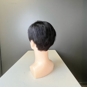 Men’s Wig – Natrual Black, Short - cngwigs