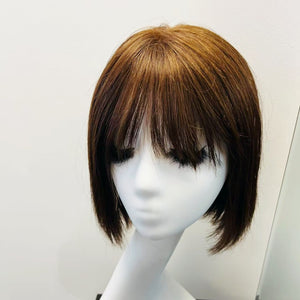 Lace Front Wig – Natrual Straight Dark Brown Bob, Short - cngwigs