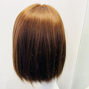 Lace Front Wig – Natrual Straight Dark Brown Bob, Short - cngwigs