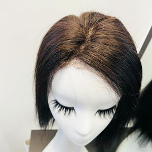 Lace Front Wig – Natrual Straight Black, 16 Inch - cngwigs