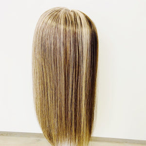 Blonde Wig – Natrual Straight Blonde with Highlights, Shoulder-Length - cngwigs