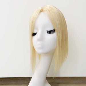 Blonde Hair Topper – Natural Straight Blonde, Shoulder-Length - cngwigs