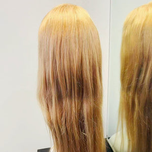 Lace Front Wig – Natrual Straight Blond, 22 Inch - cngwigs