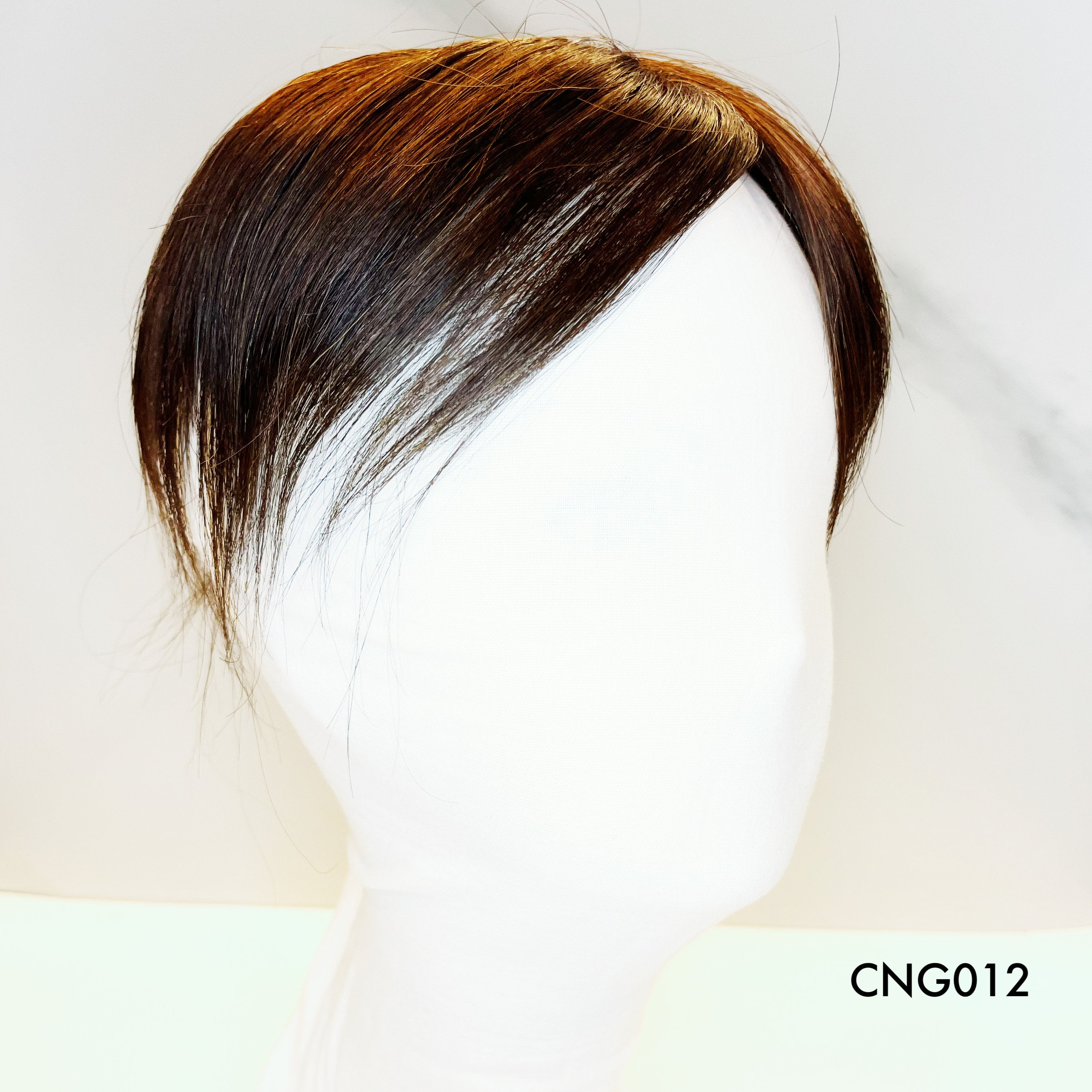 Human Hair Topper - Natural Straight Black, Short - cngwigs