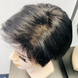 Black Wig – Natural Wavy Black, Short - cngwigs