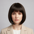 Black Wig – Bob Style with Bang, Short - cngwigs